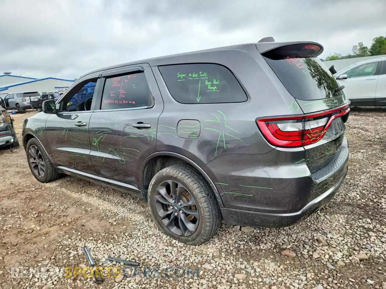 2 Photograph of a damaged car 1C4RDJAG5MC521748 DODGE DURANGO 2021