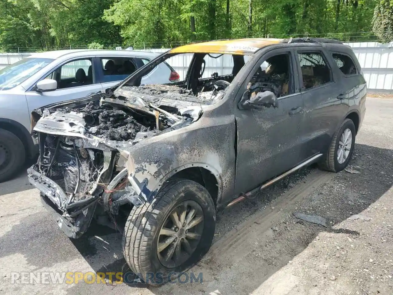 1 Photograph of a damaged car 1C4RDJAG5MC557455 DODGE DURANGO 2021