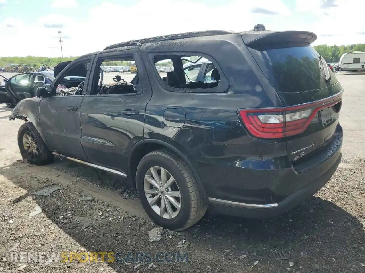 2 Photograph of a damaged car 1C4RDJAG5MC557455 DODGE DURANGO 2021