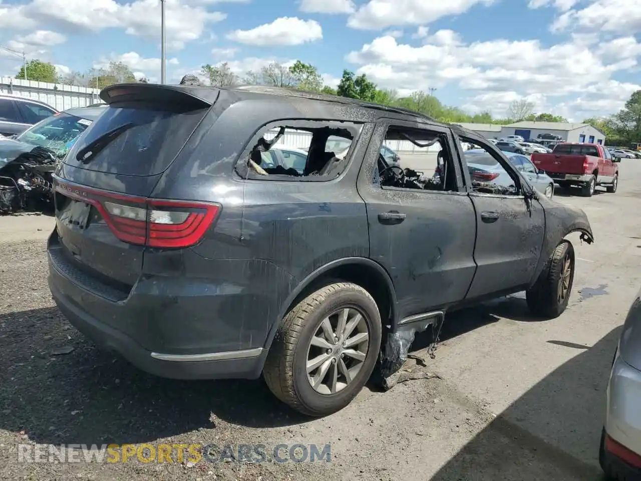 3 Photograph of a damaged car 1C4RDJAG5MC557455 DODGE DURANGO 2021