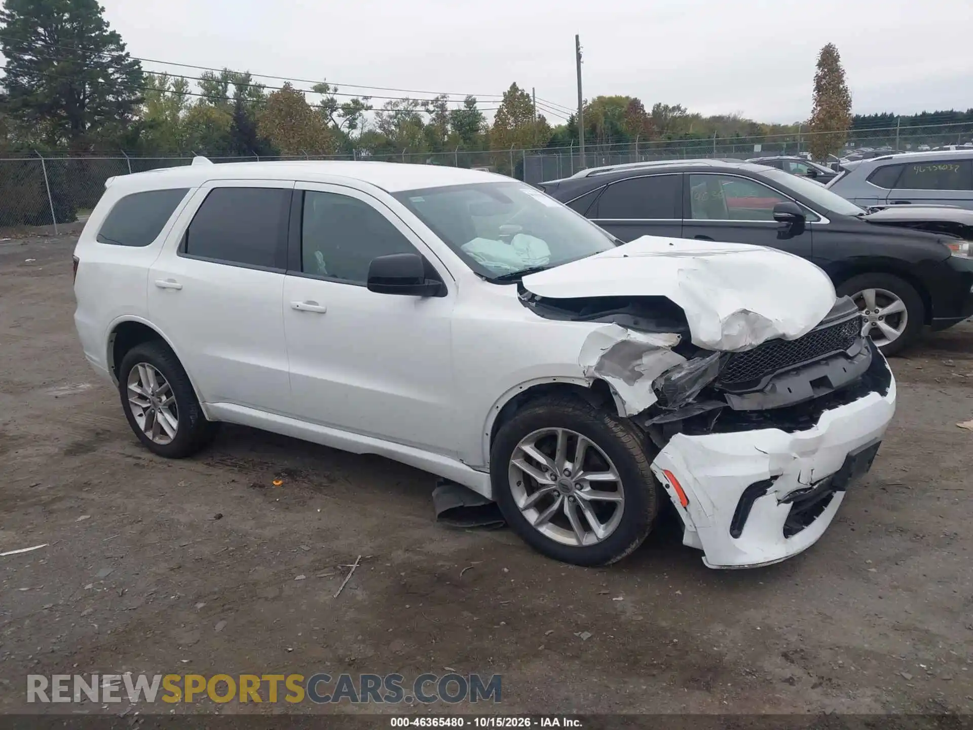 1 Photograph of a damaged car 1C4RDJAG5MC688577 DODGE DURANGO 2021