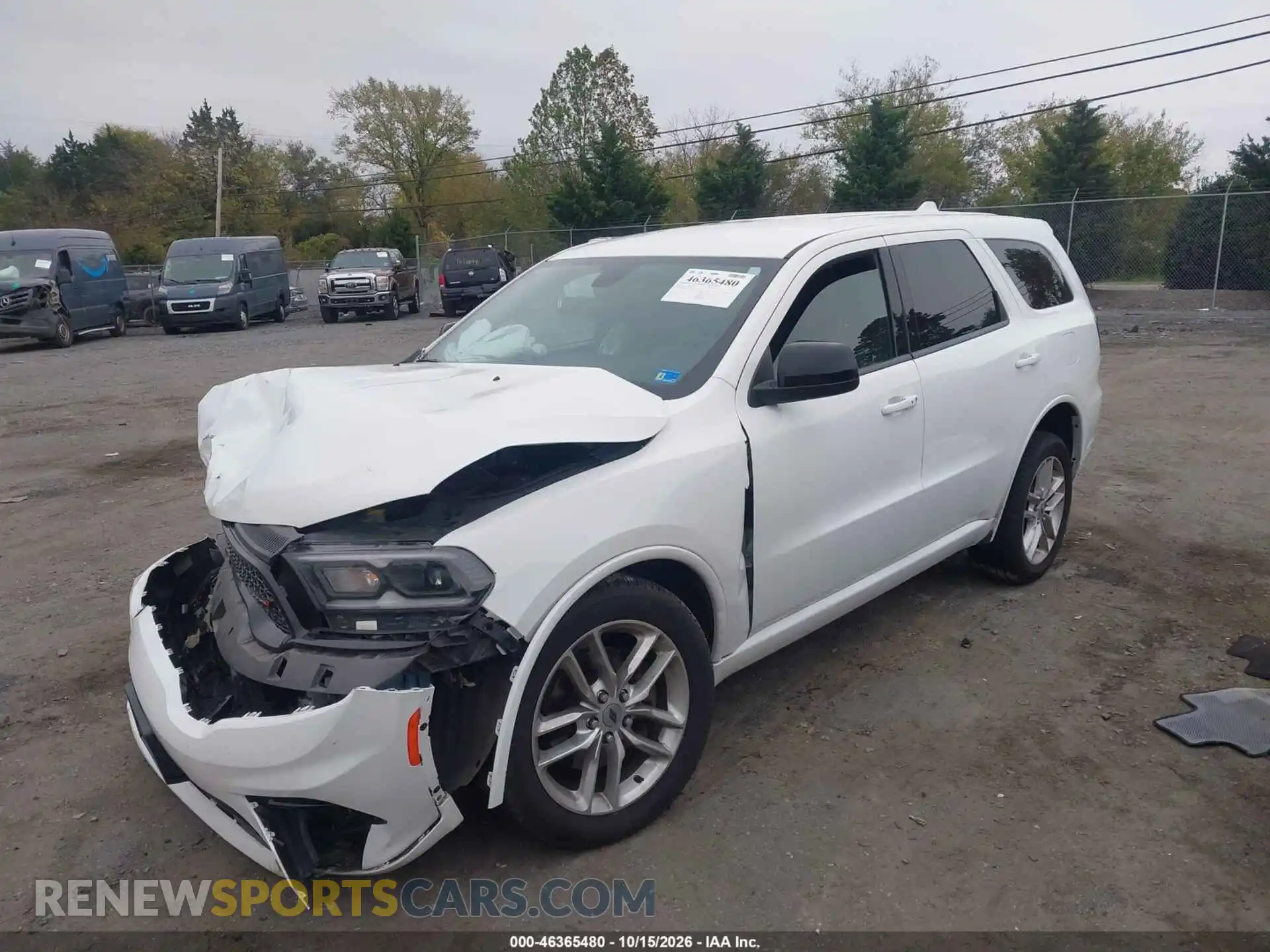 2 Photograph of a damaged car 1C4RDJAG5MC688577 DODGE DURANGO 2021