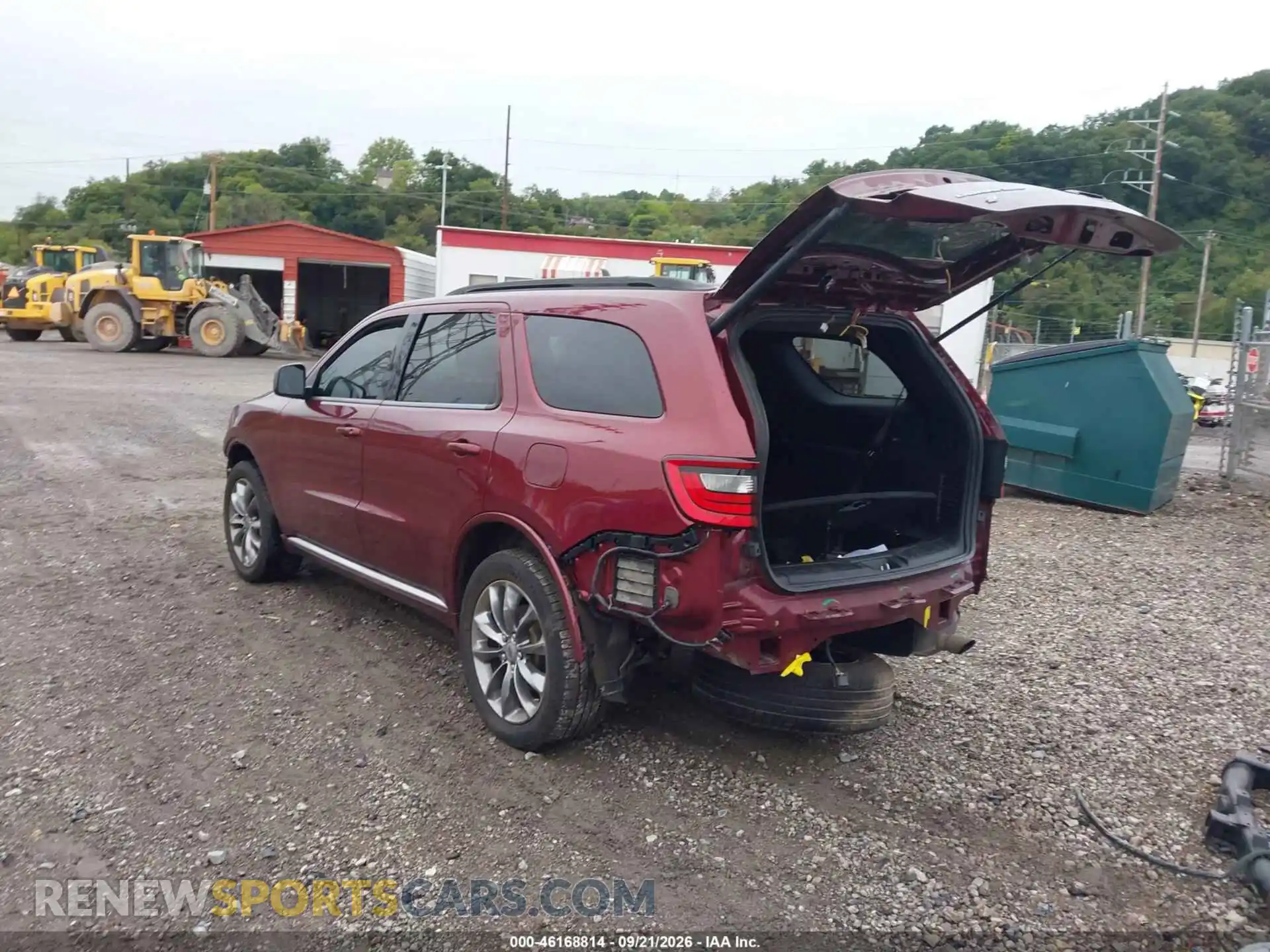 3 fotografías del automóvil dañado 1C4RDJAG5MC793376 DODGE DURANGO 2021