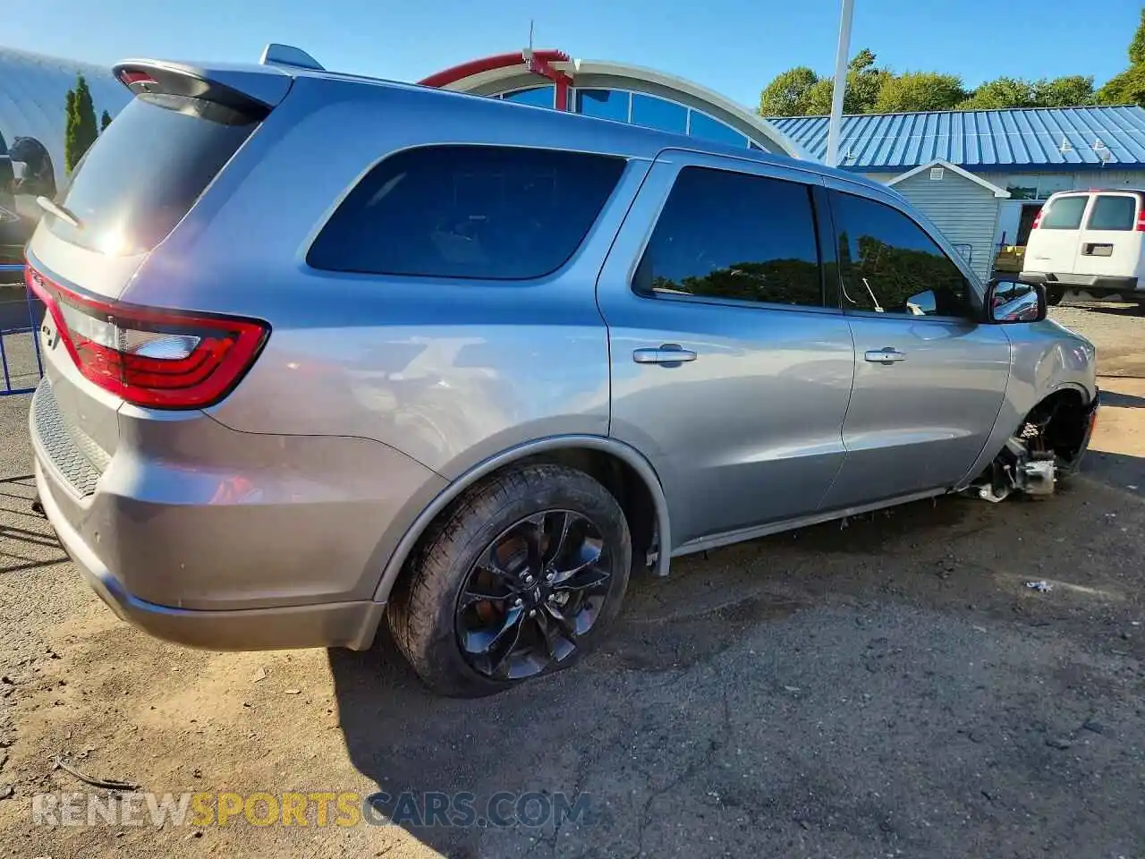 3 fotografías del automóvil dañado 1C4RDJAG6MC523864 DODGE DURANGO 2021