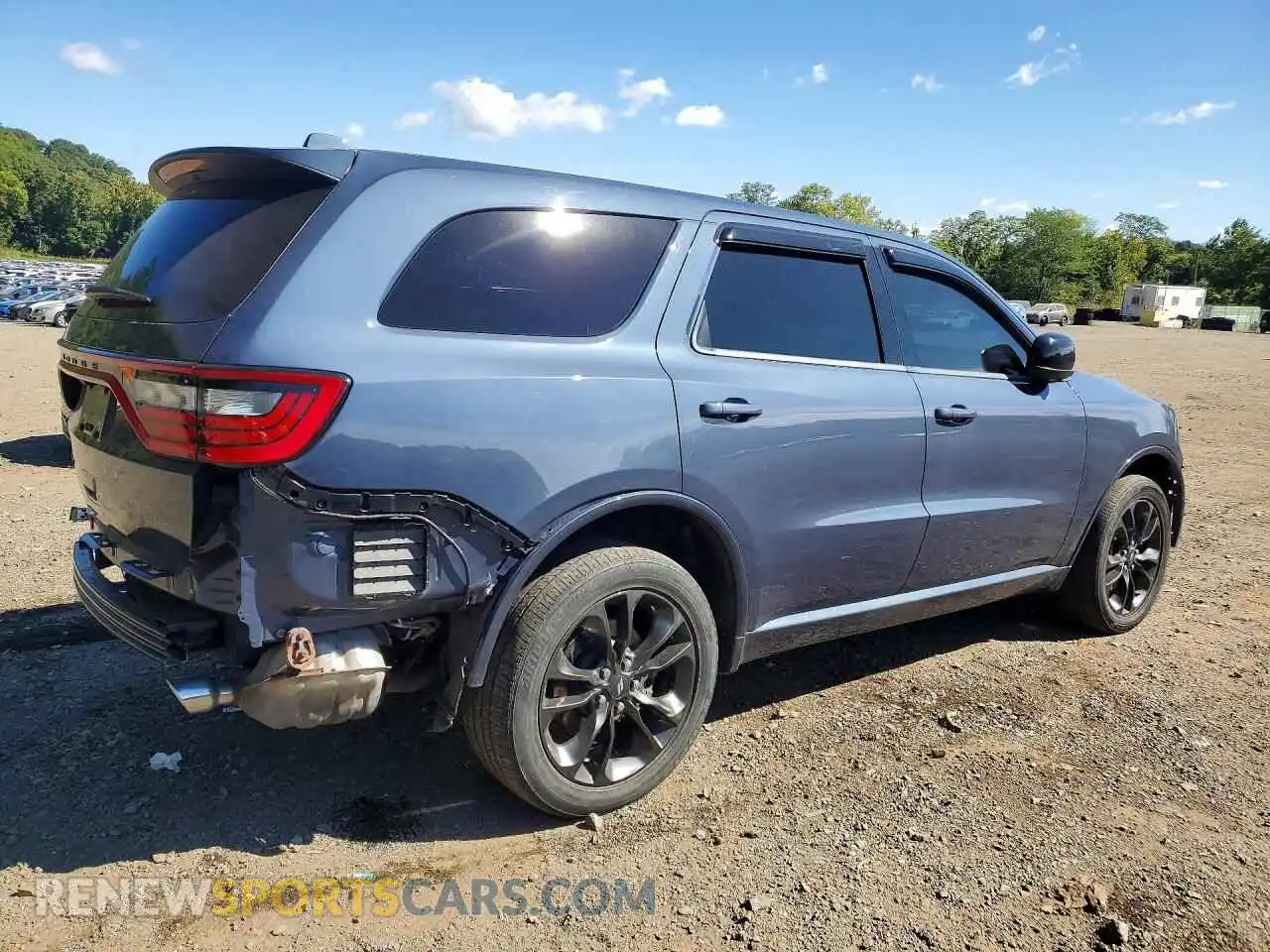 3 fotografías del automóvil dañado 1C4RDJAG6MC764856 DODGE DURANGO 2021
