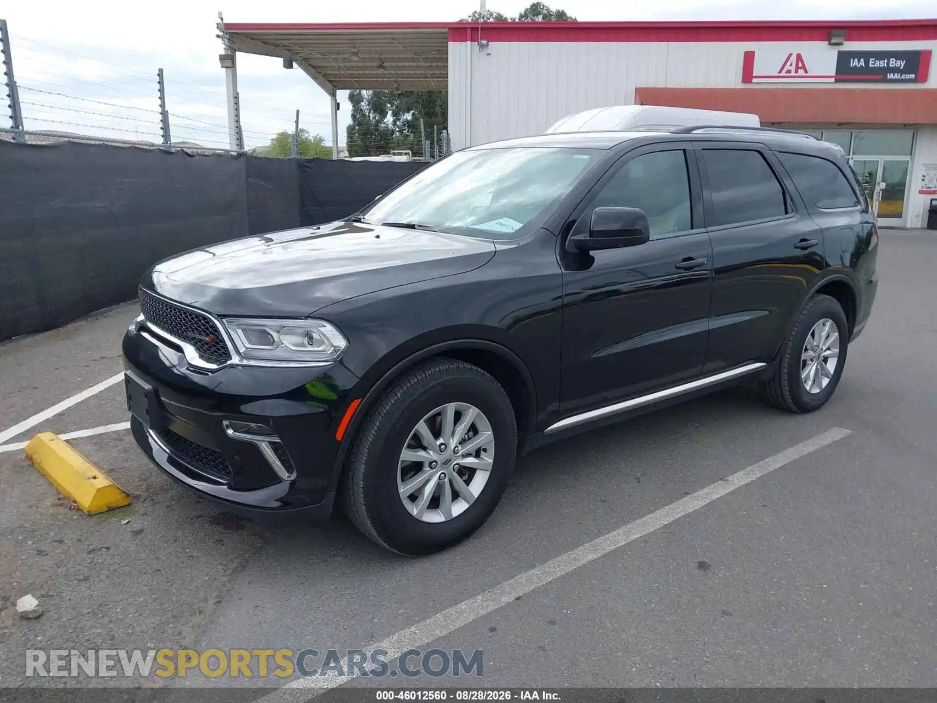 2 fotografías del automóvil dañado 1C4RDJAG7MC762405 DODGE DURANGO 2021