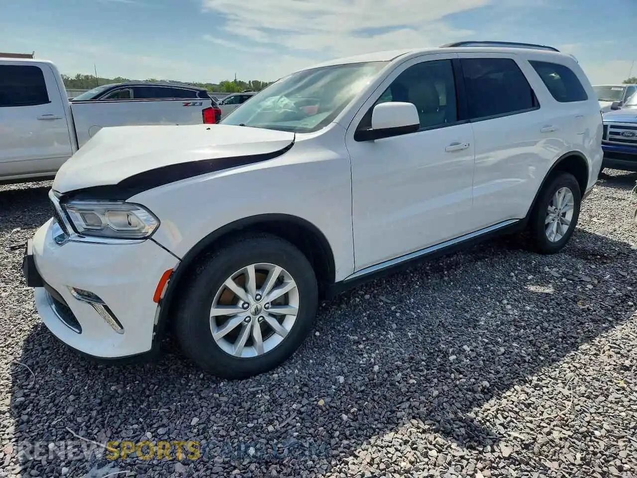 1 Photograph of a damaged car 1C4RDJAG9MC688761 DODGE DURANGO 2021