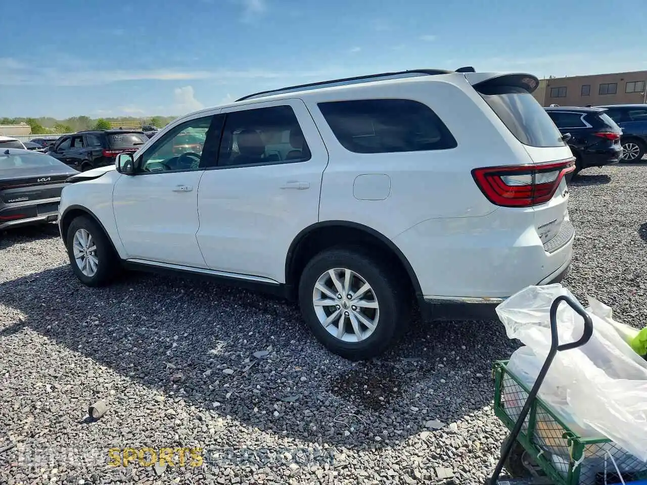 2 Photograph of a damaged car 1C4RDJAG9MC688761 DODGE DURANGO 2021