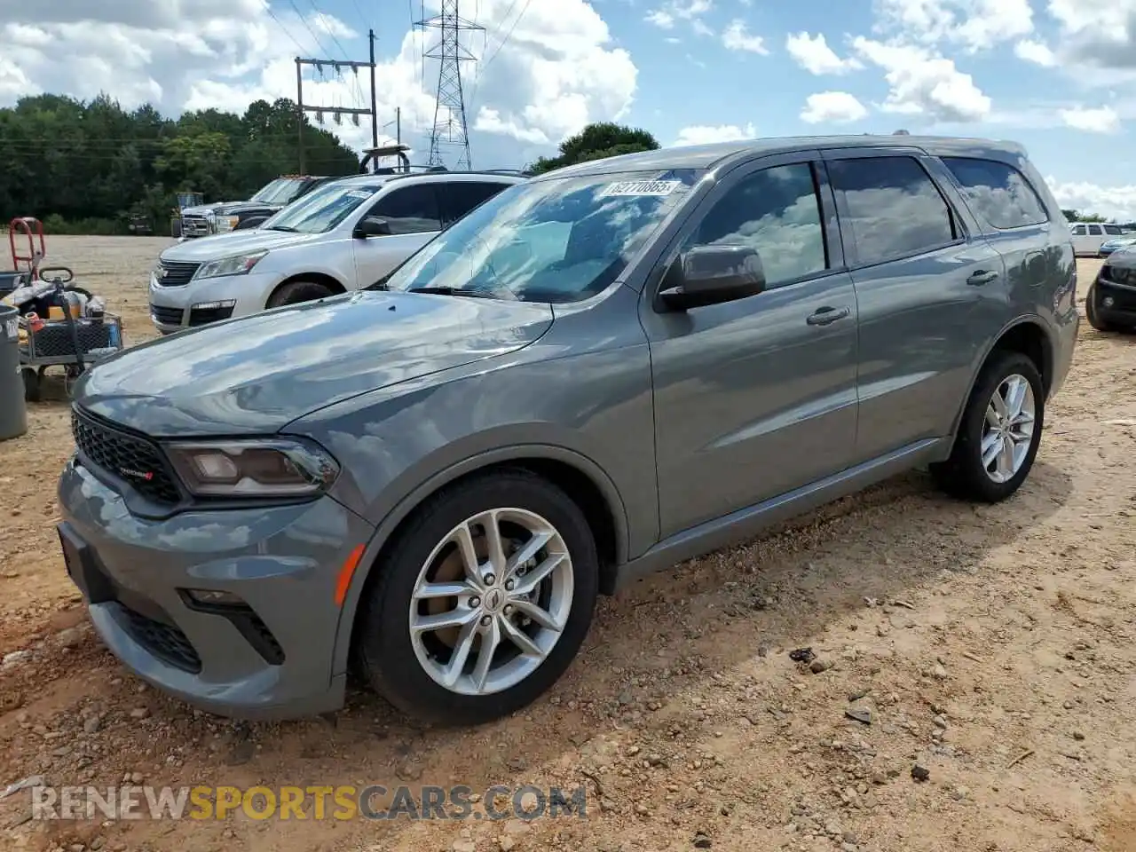1 Photograph of a damaged car 1C4RDJDG0MC644529 DODGE DURANGO 2021