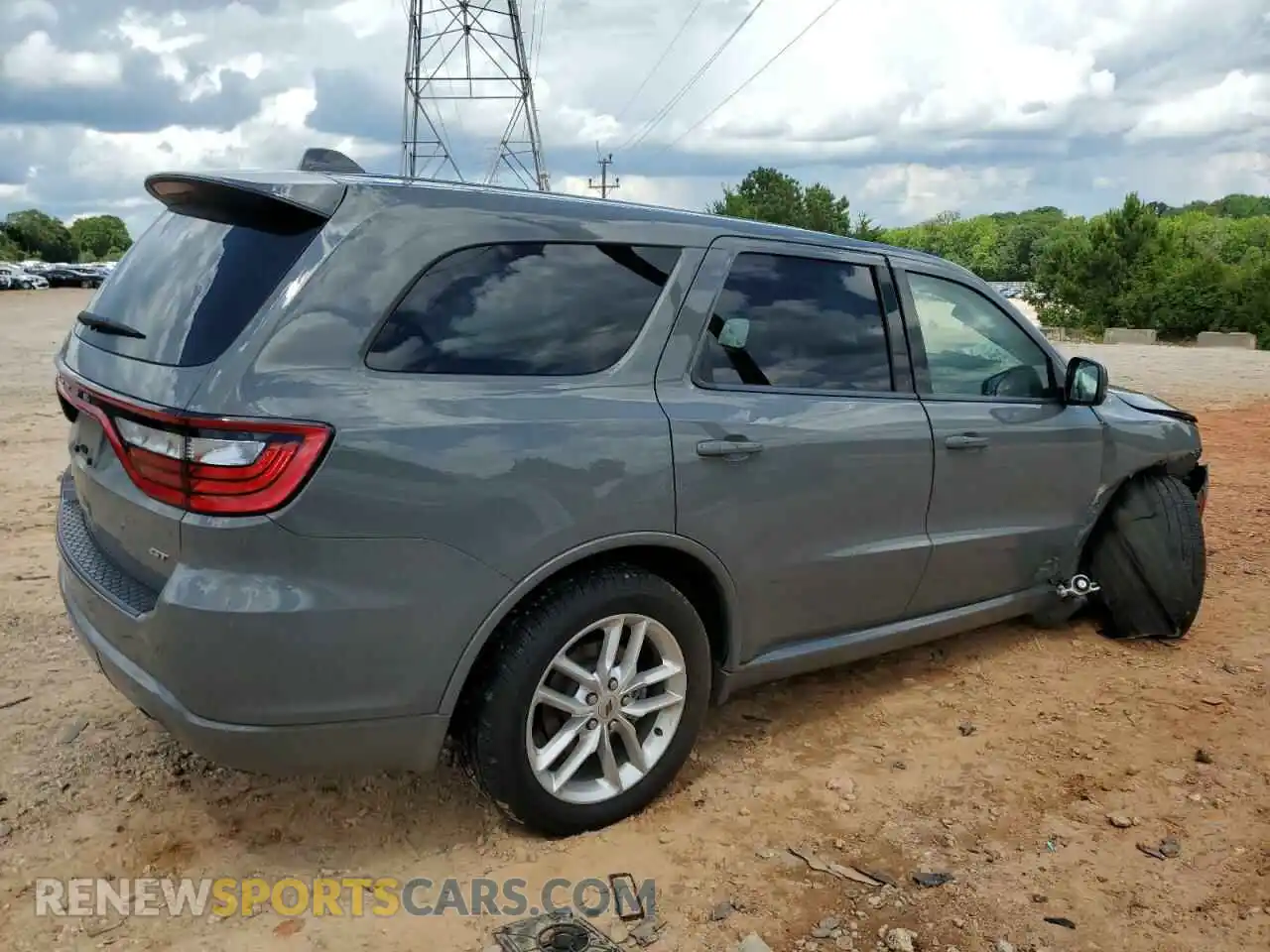 3 Photograph of a damaged car 1C4RDJDG0MC644529 DODGE DURANGO 2021
