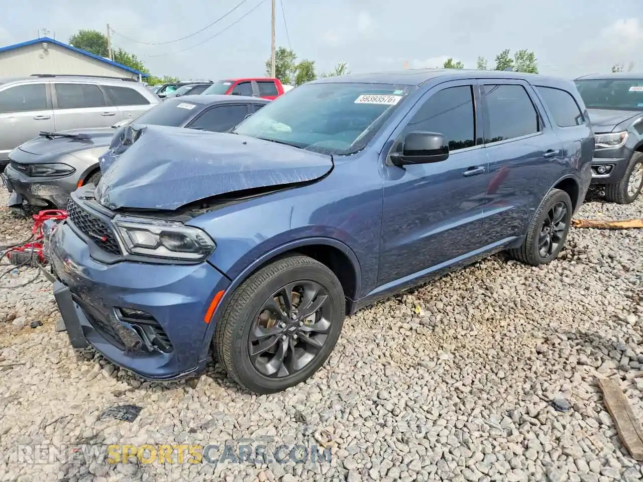 1 Фотография поврежденного автомобиля 1C4RDJDG0MC718354 DODGE DURANGO 2021