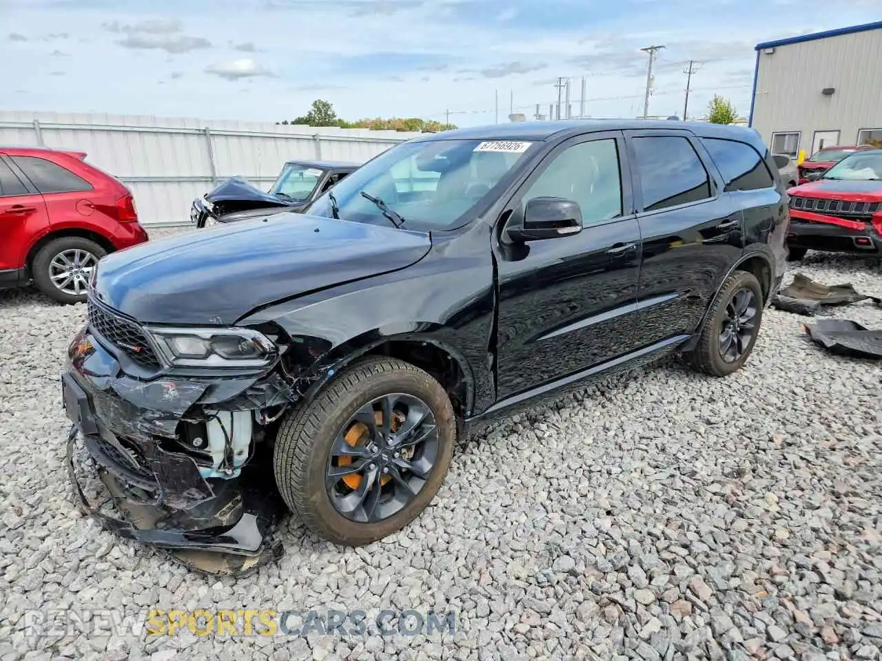 1 Фотография поврежденного автомобиля 1C4RDJDG1MC545508 DODGE DURANGO 2021