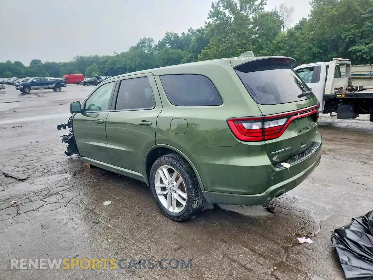 2 Photograph of a damaged car 1C4RDJDG1MC690919 DODGE DURANGO 2021