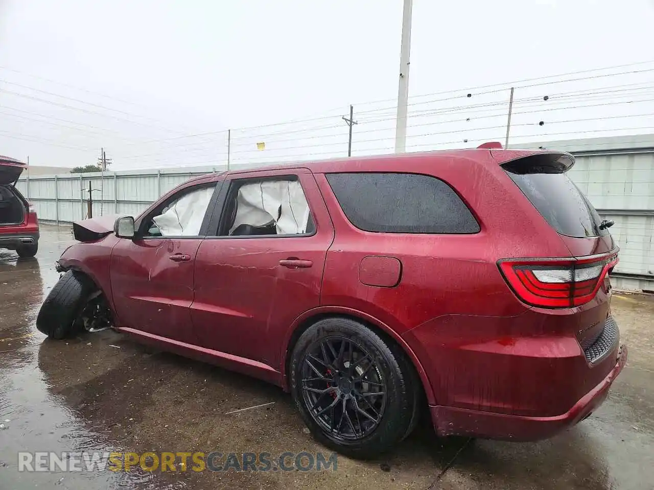 2 fotografías del automóvil dañado 1C4RDJDG2MC850452 DODGE DURANGO 2021