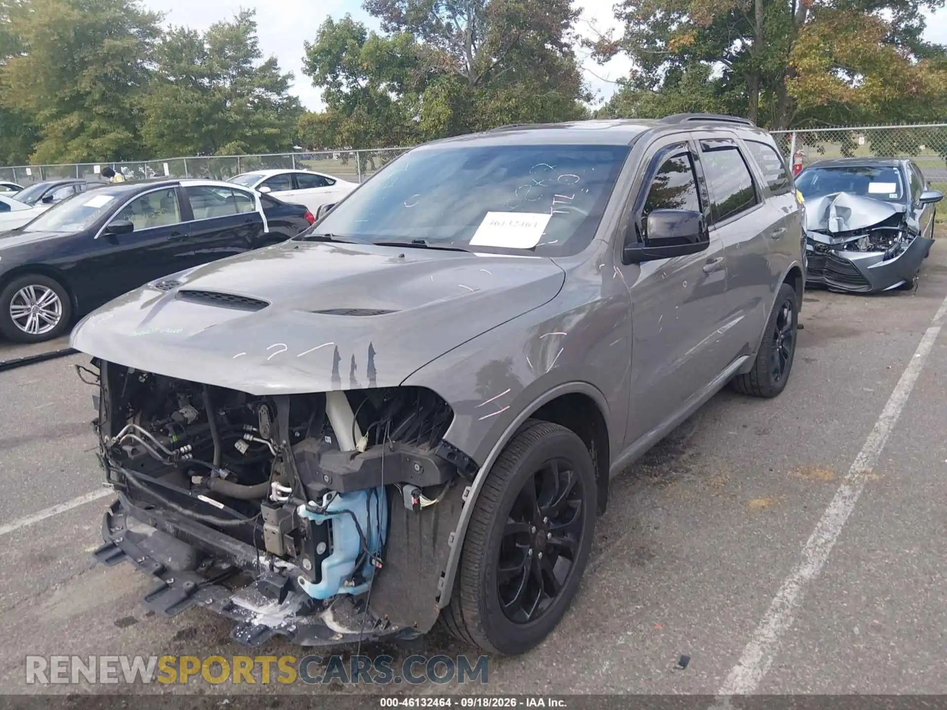 2 Photograph of a damaged car 1C4RDJDG3MC697807 DODGE DURANGO 2021