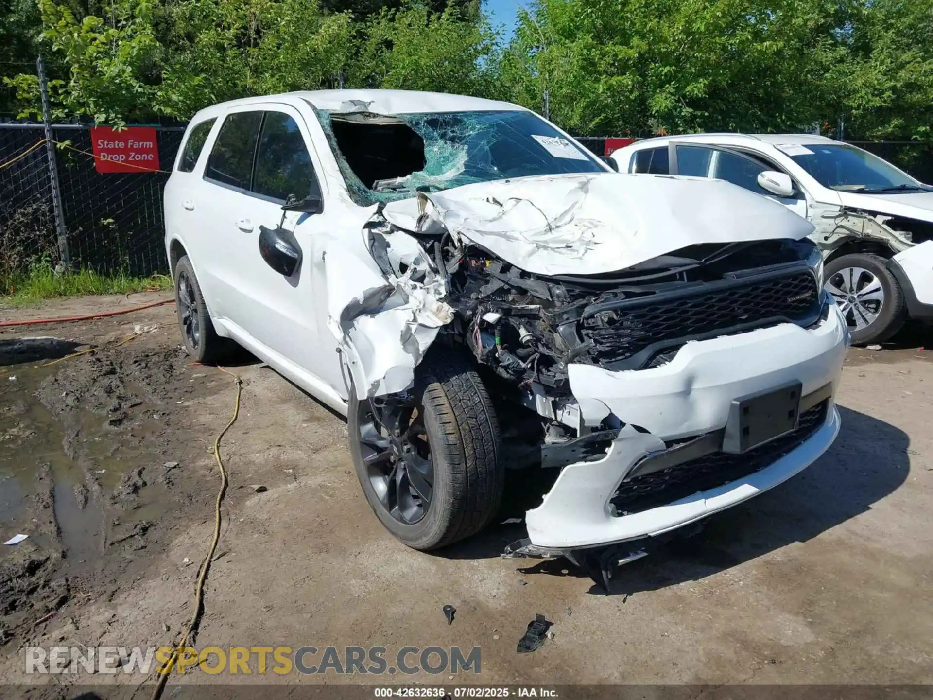 1 Photograph of a damaged car 1C4RDJDG4MC643495 DODGE DURANGO 2021