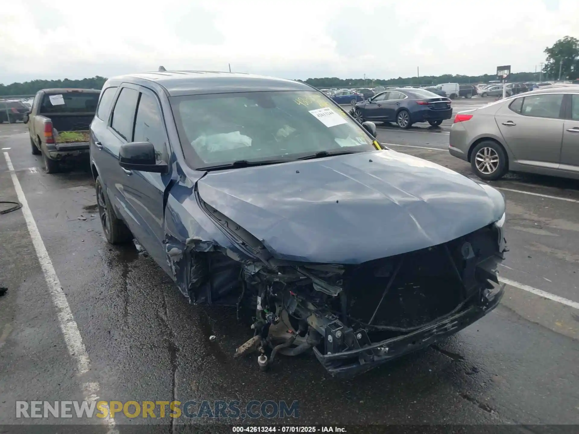 1 Photograph of a damaged car 1C4RDJDG6MC751035 DODGE DURANGO 2021