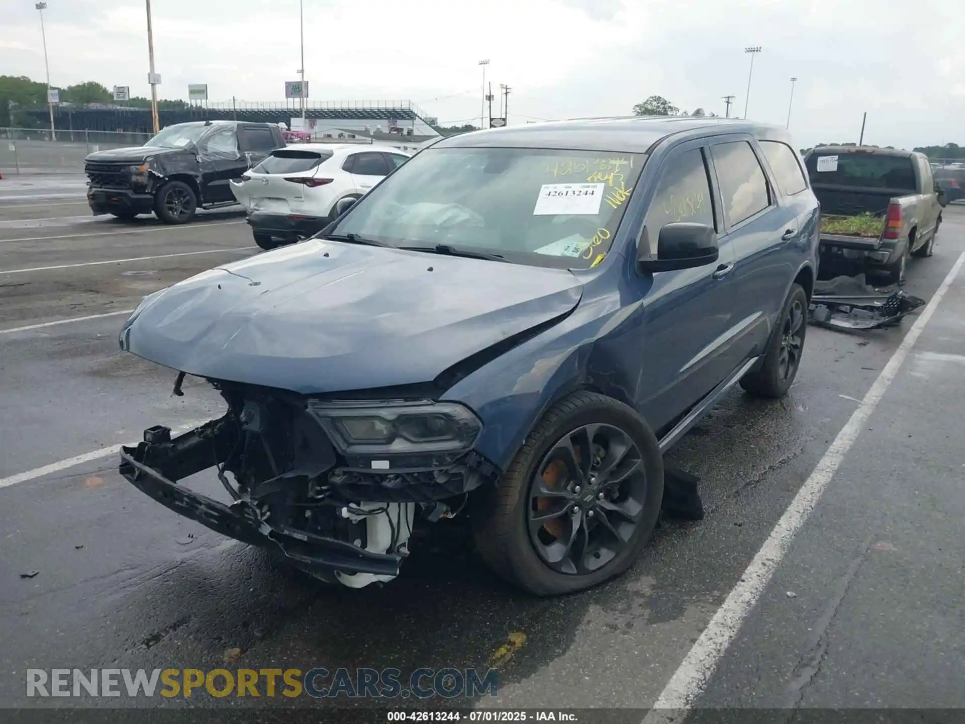 2 Photograph of a damaged car 1C4RDJDG6MC751035 DODGE DURANGO 2021