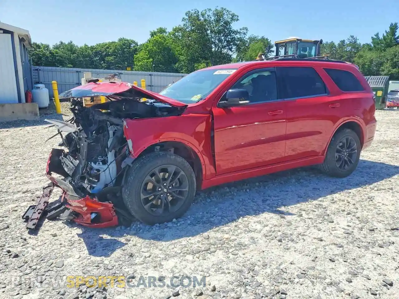 1 Photograph of a damaged car 1C4RDJDG7MC522380 DODGE DURANGO 2021