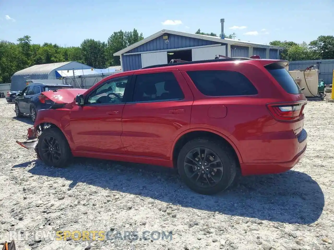 2 Photograph of a damaged car 1C4RDJDG7MC522380 DODGE DURANGO 2021