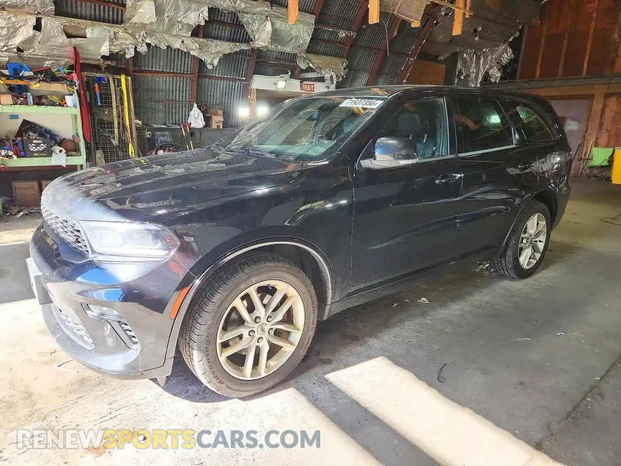 1 Photograph of a damaged car 1C4RDJDG7MC575368 DODGE DURANGO 2021