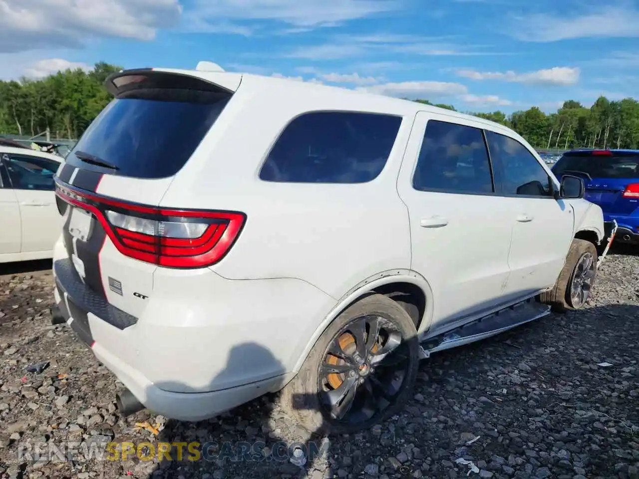 3 Photograph of a damaged car 1C4RDJDG7MC610507 DODGE DURANGO 2021