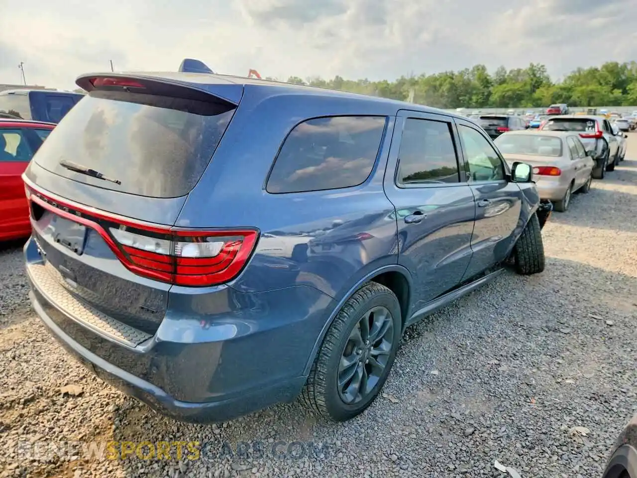 3 Photograph of a damaged car 1C4RDJDG7MC644379 DODGE DURANGO 2021