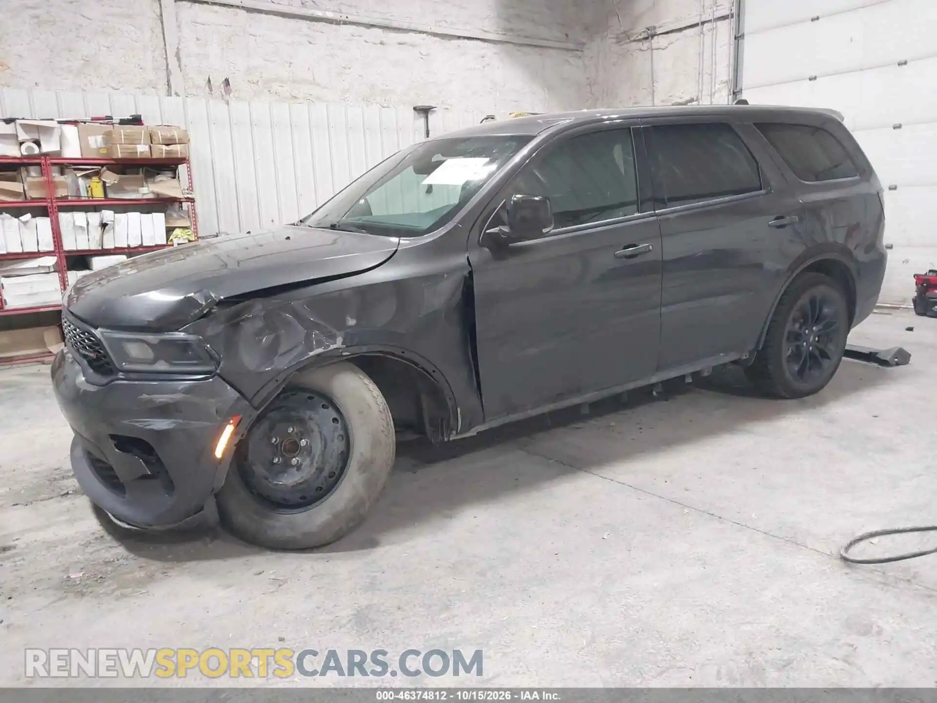 2 Photograph of a damaged car 1C4RDJDG7MC696496 DODGE DURANGO 2021