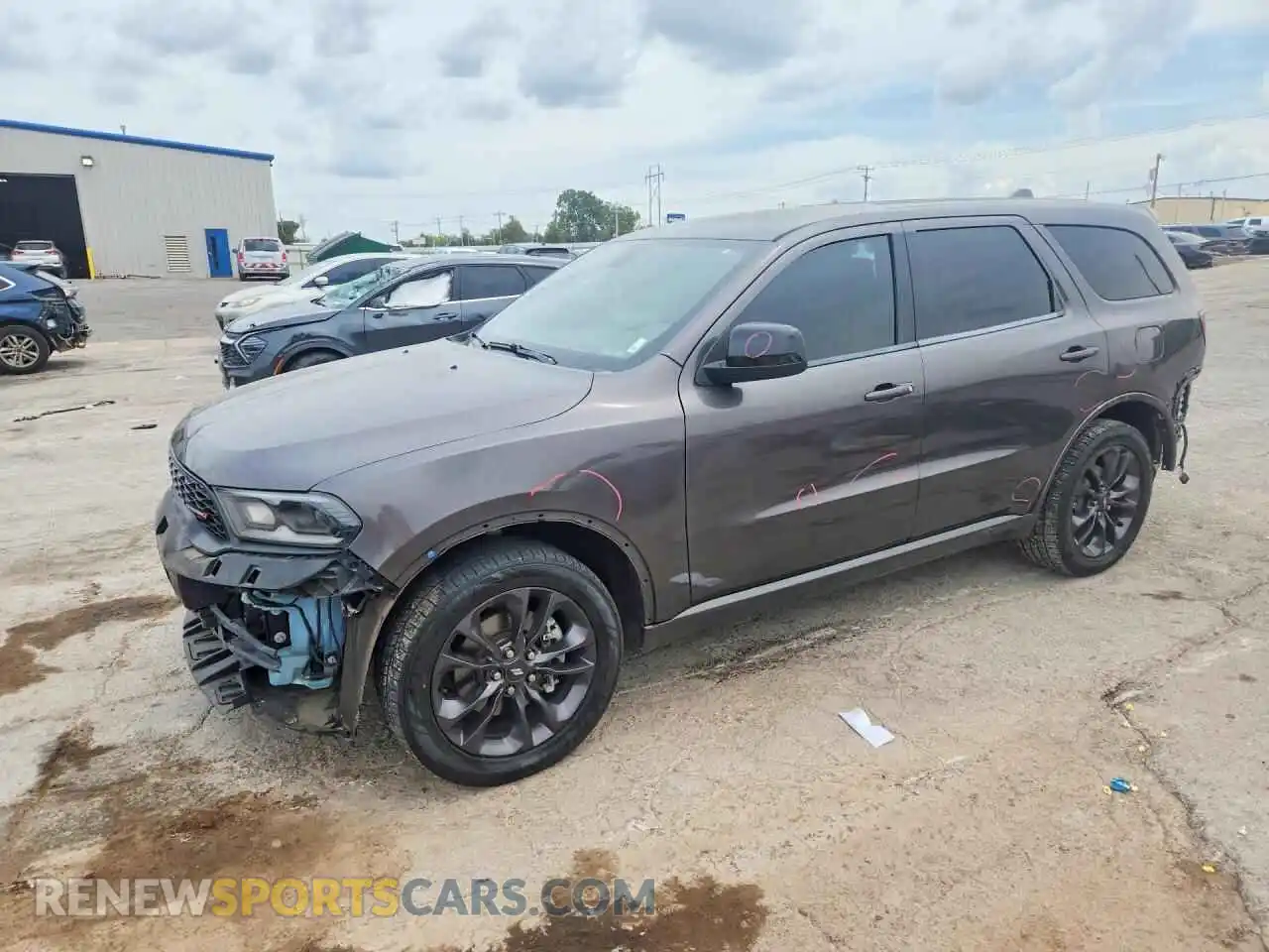 1 Photograph of a damaged car 1C4RDJDG8MC663684 DODGE DURANGO 2021
