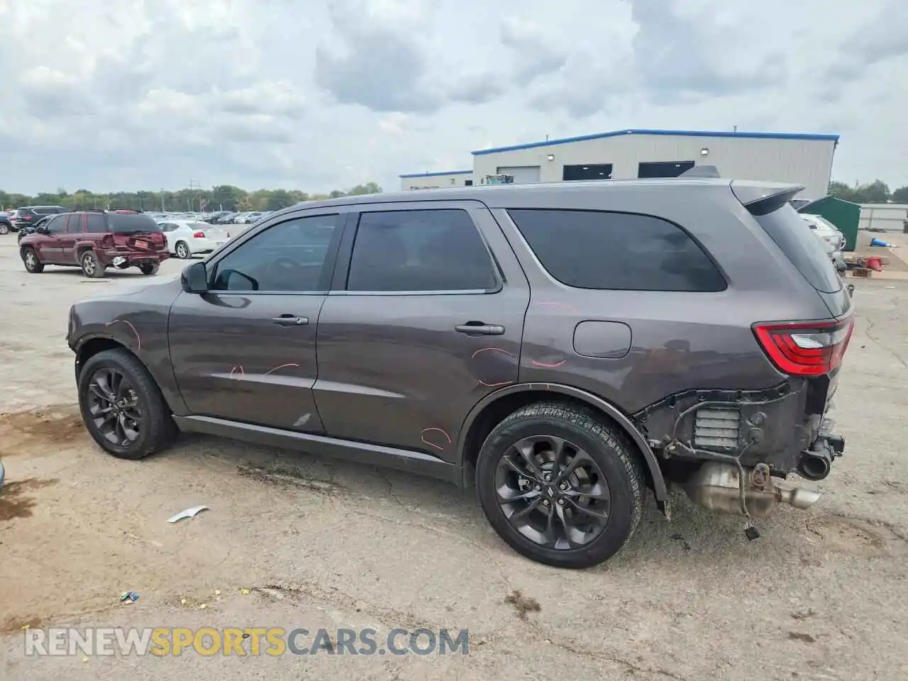 2 Photograph of a damaged car 1C4RDJDG8MC663684 DODGE DURANGO 2021