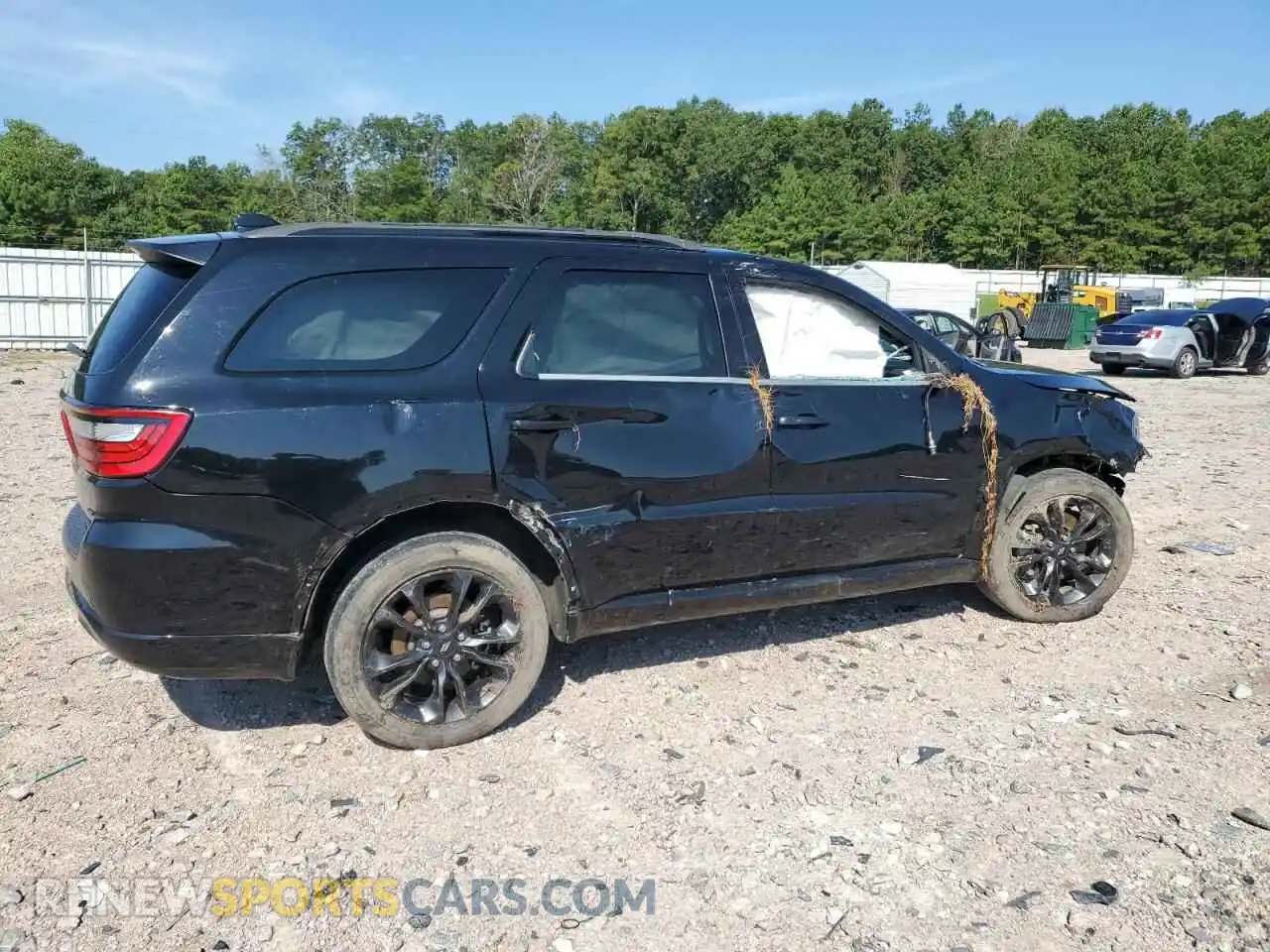 3 Photograph of a damaged car 1C4RDJDG8MC849693 DODGE DURANGO 2021