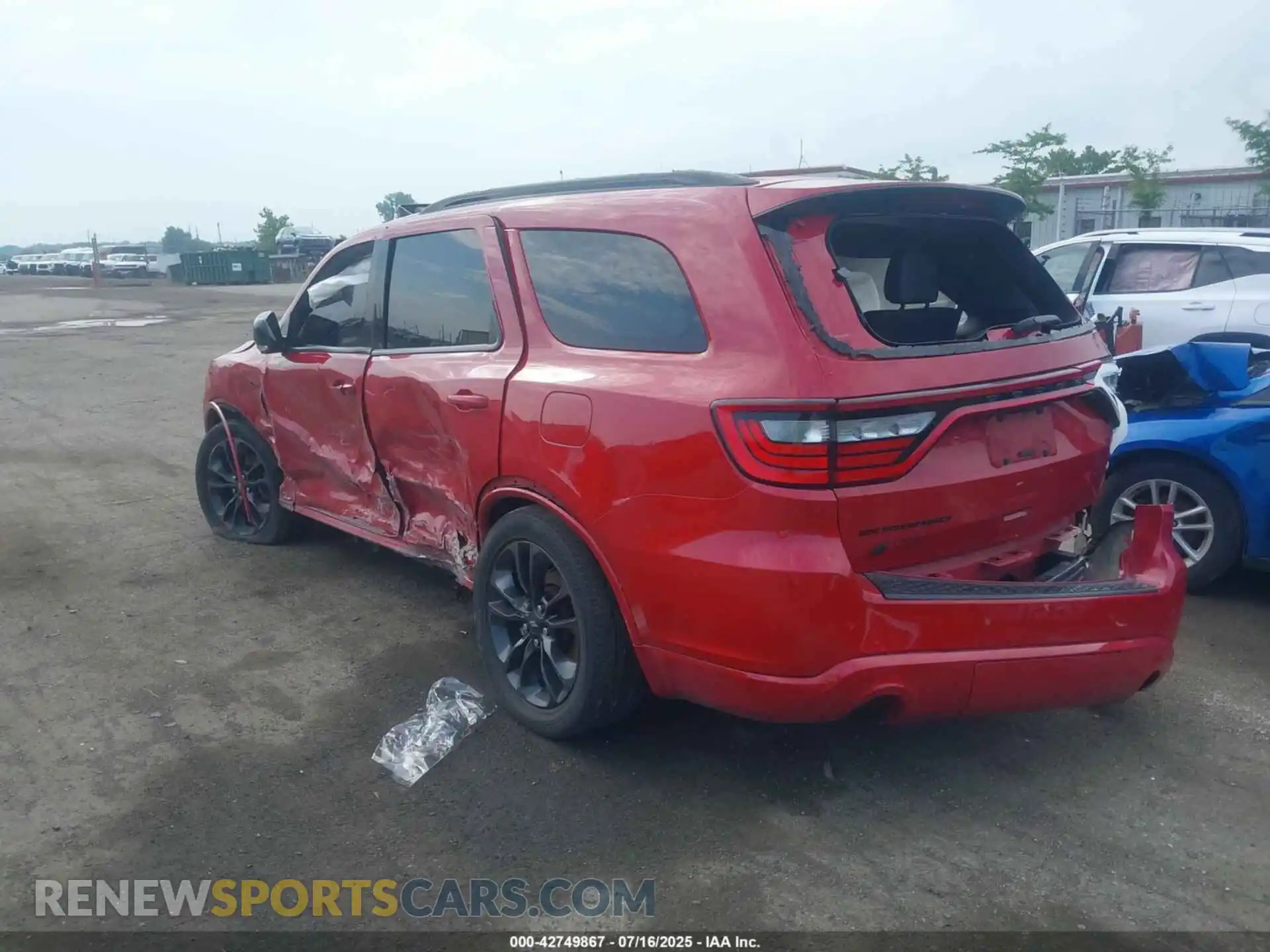 3 Photograph of a damaged car 1C4RDJDG9MC683815 DODGE DURANGO 2021