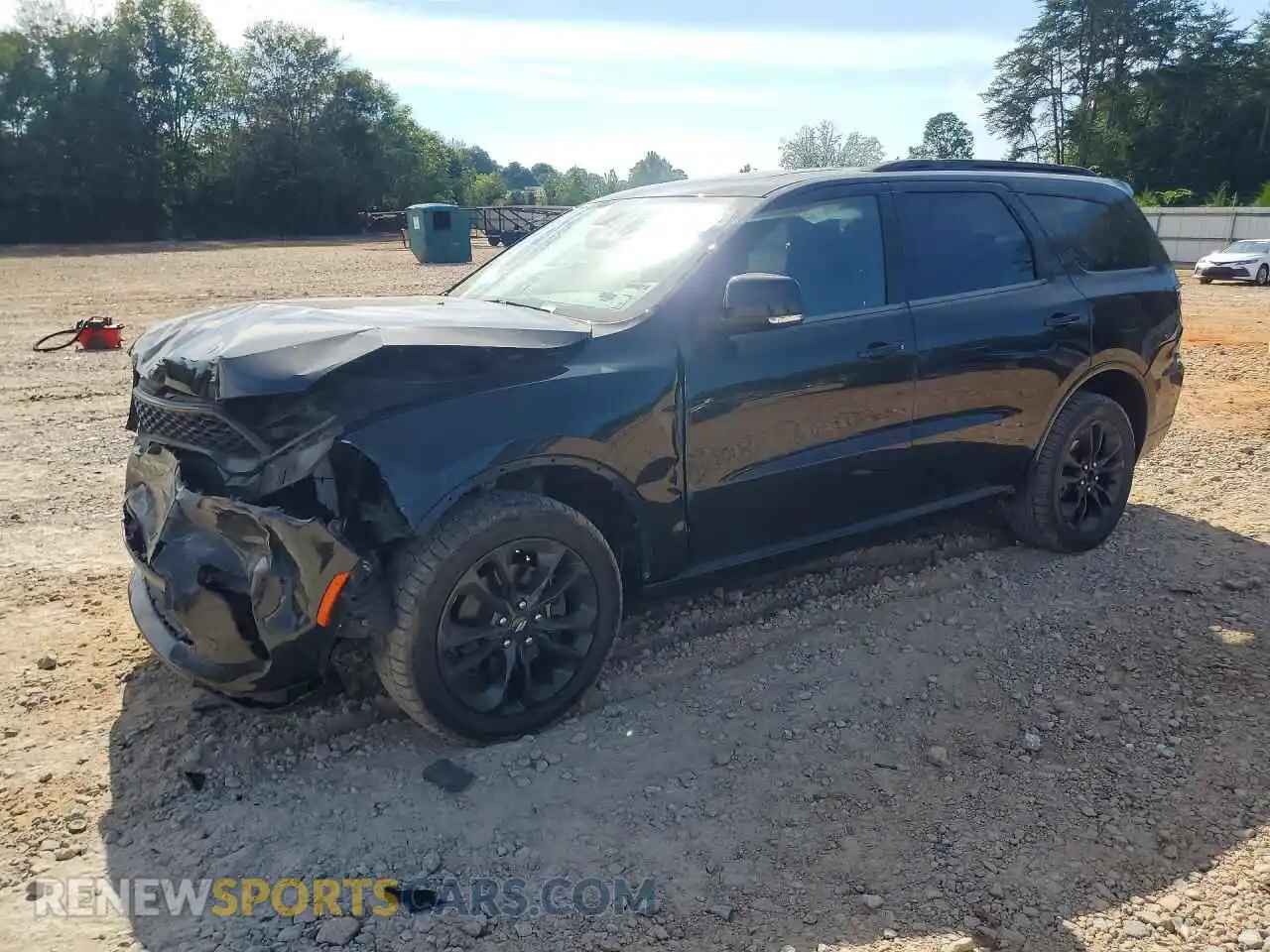 1 Photograph of a damaged car 1C4RDJDGXMC599163 DODGE DURANGO 2021