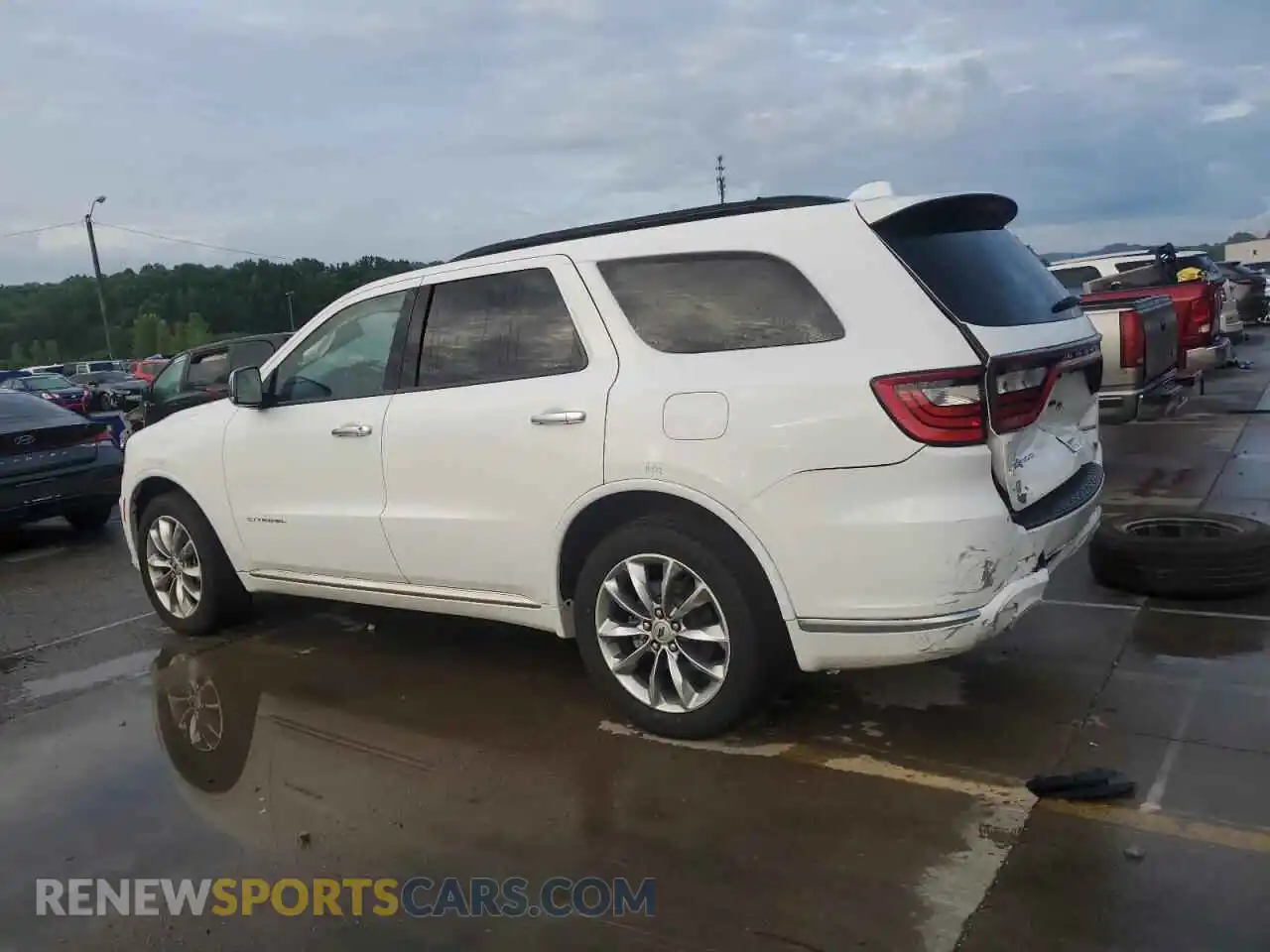 2 Photograph of a damaged car 1C4RDJEG4MC886609 DODGE DURANGO 2021