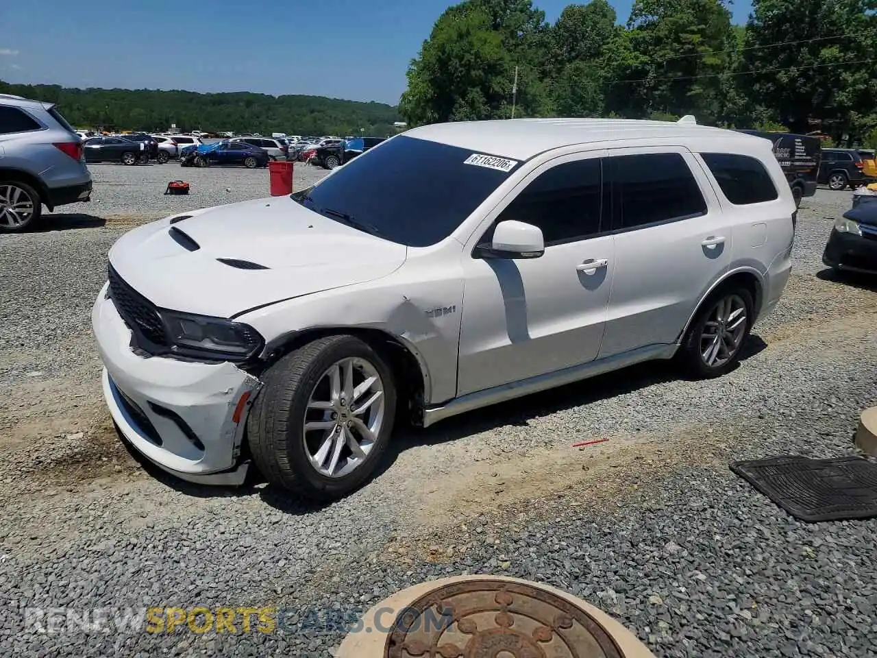 1 fotografías del automóvil dañado 1C4SDHCT0MC891154 DODGE DURANGO 2021