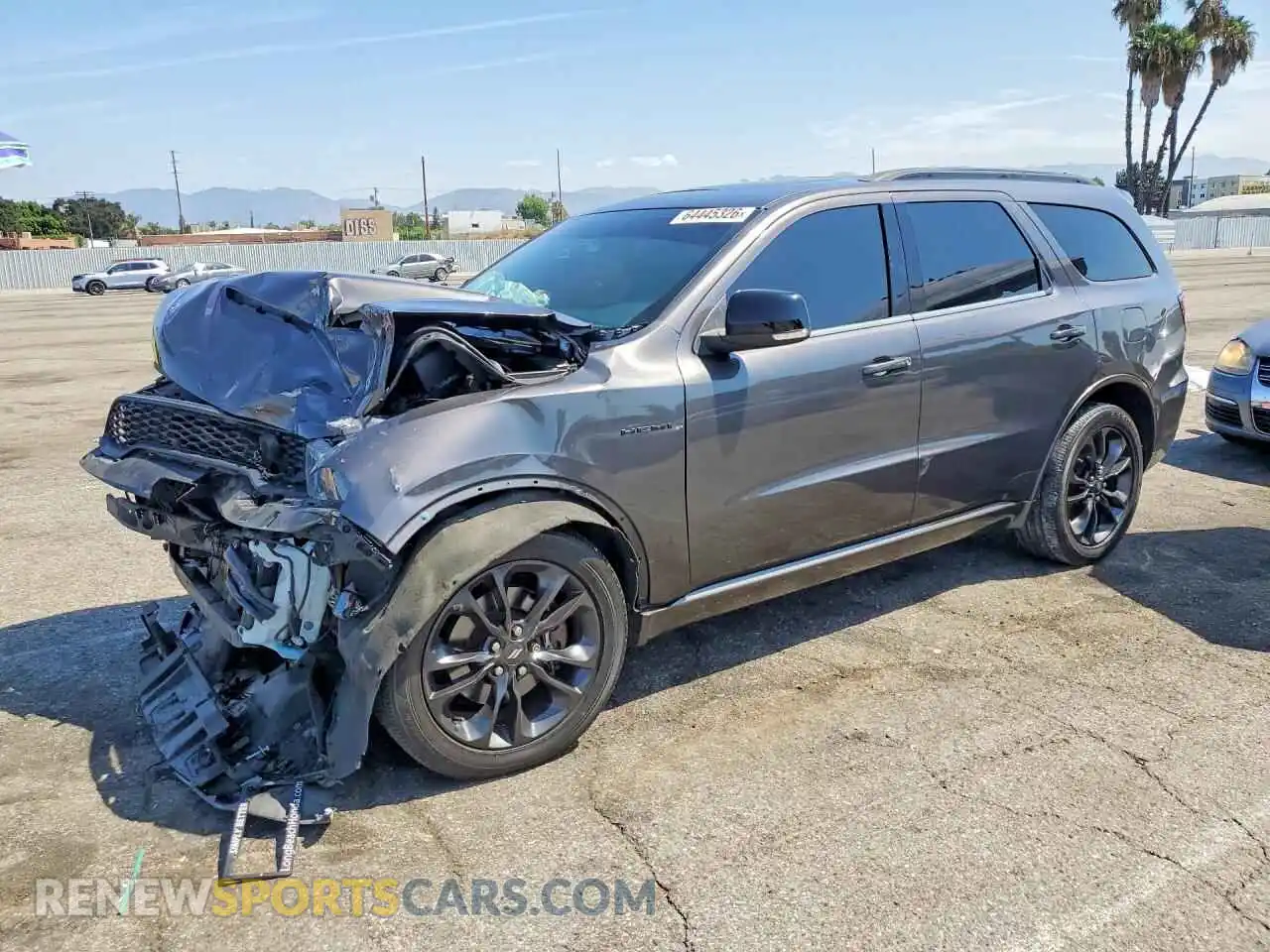 1 fotografías del automóvil dañado 1C4SDHCT1MC694378 DODGE DURANGO 2021