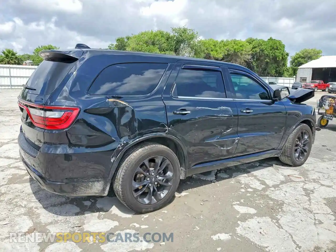 3 fotografías del automóvil dañado 1C4SDHCT9MC791926 DODGE DURANGO 2021