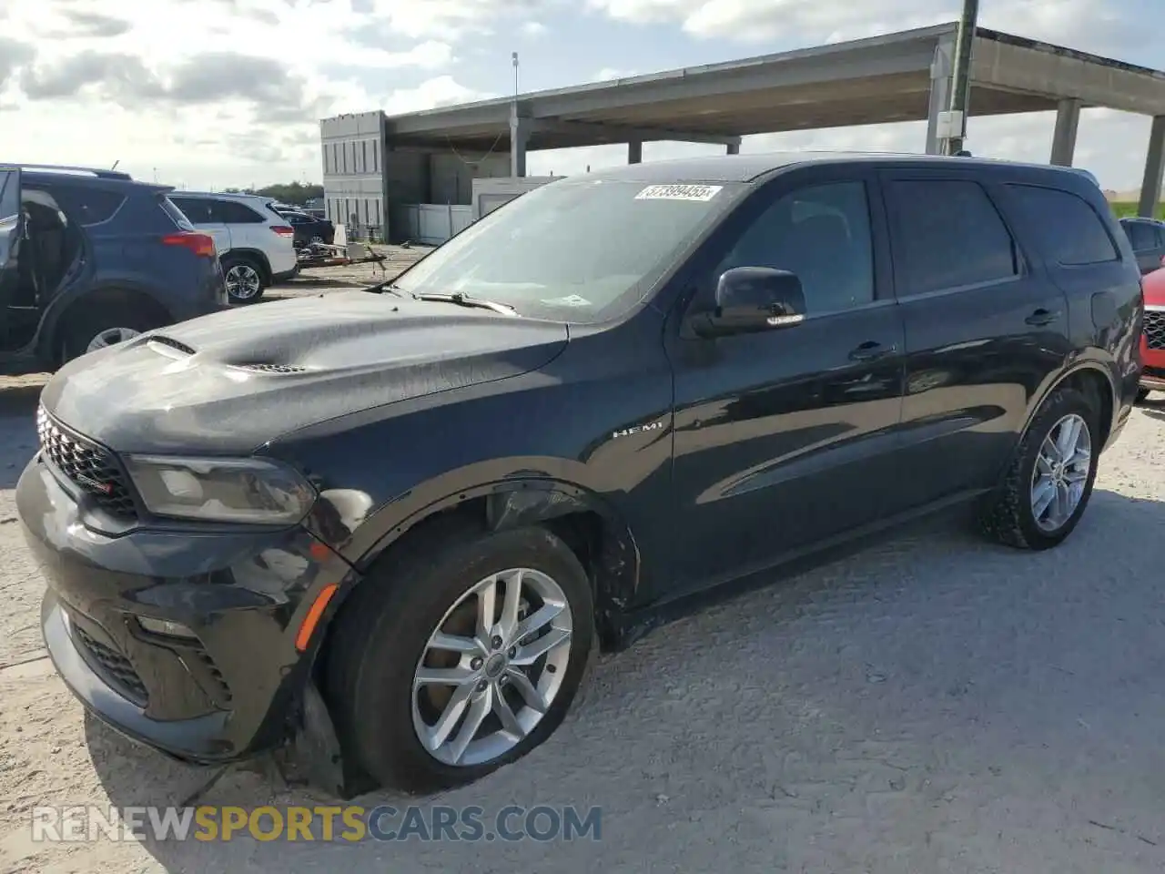 1 Photograph of a damaged car 1C4SDHCTXMC693309 DODGE DURANGO 2021