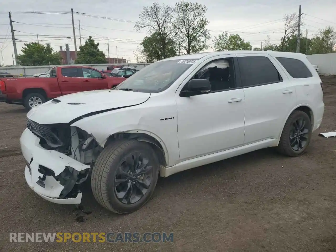 1 Photograph of a damaged car 1C4SDJCT0MC522706 DODGE DURANGO 2021