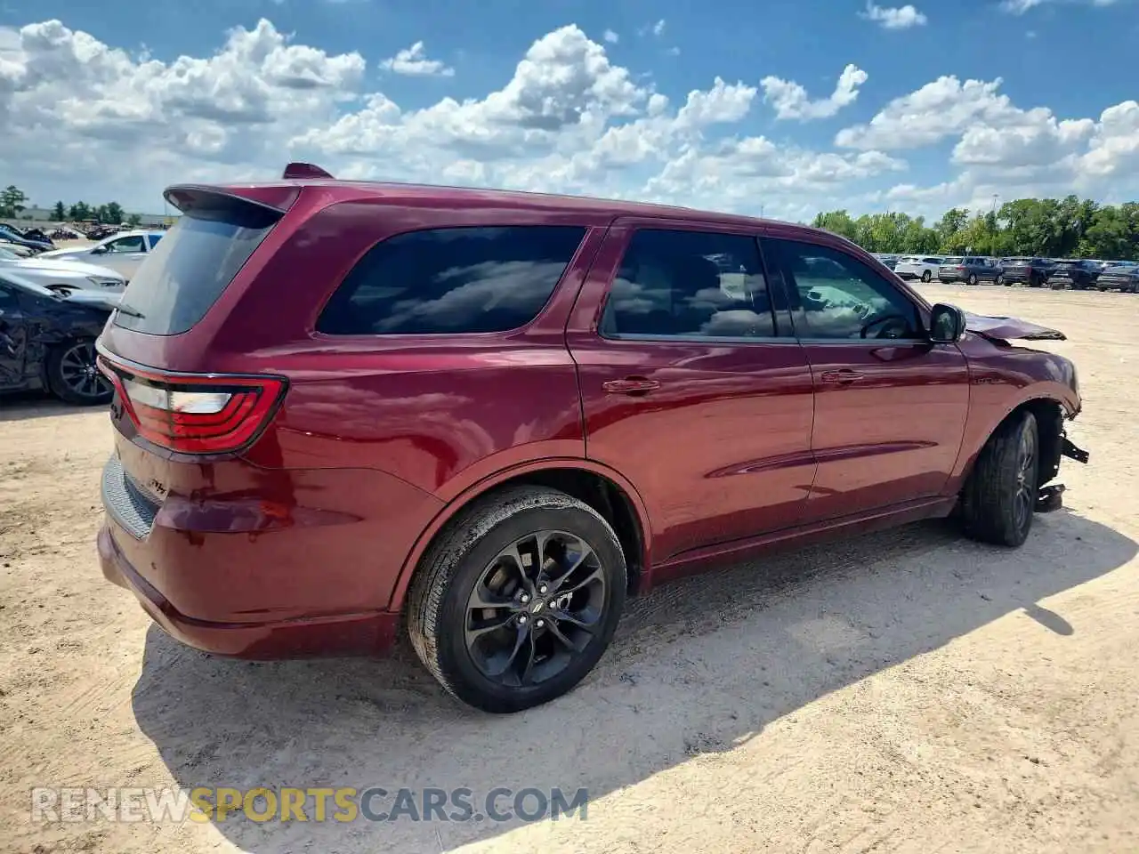 3 Фотография поврежденного автомобиля 1C4SDJCT4MC606351 DODGE DURANGO 2021