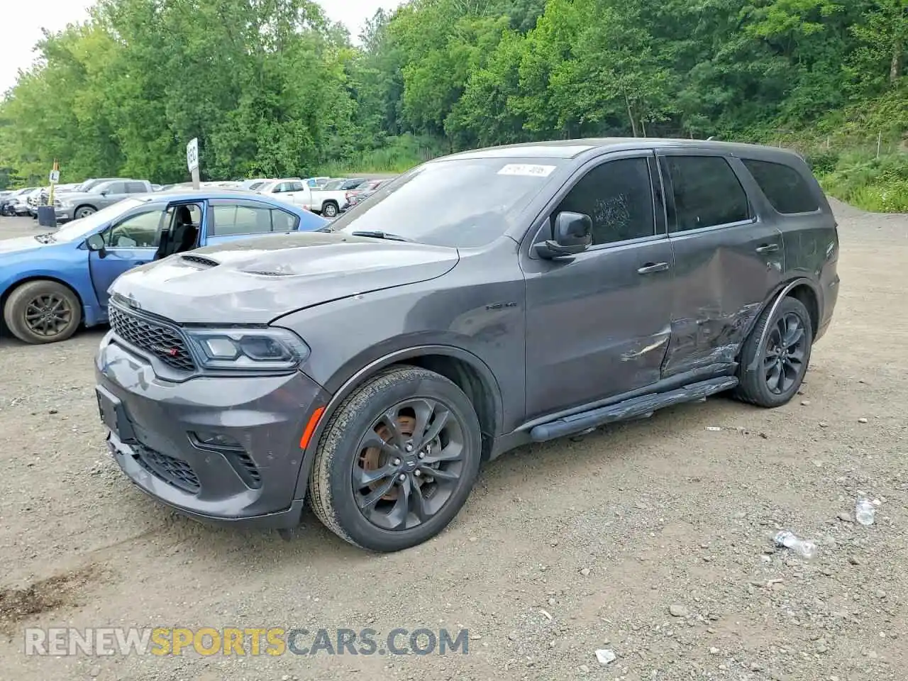 1 Photograph of a damaged car 1C4SDJCT5MC749549 DODGE DURANGO 2021
