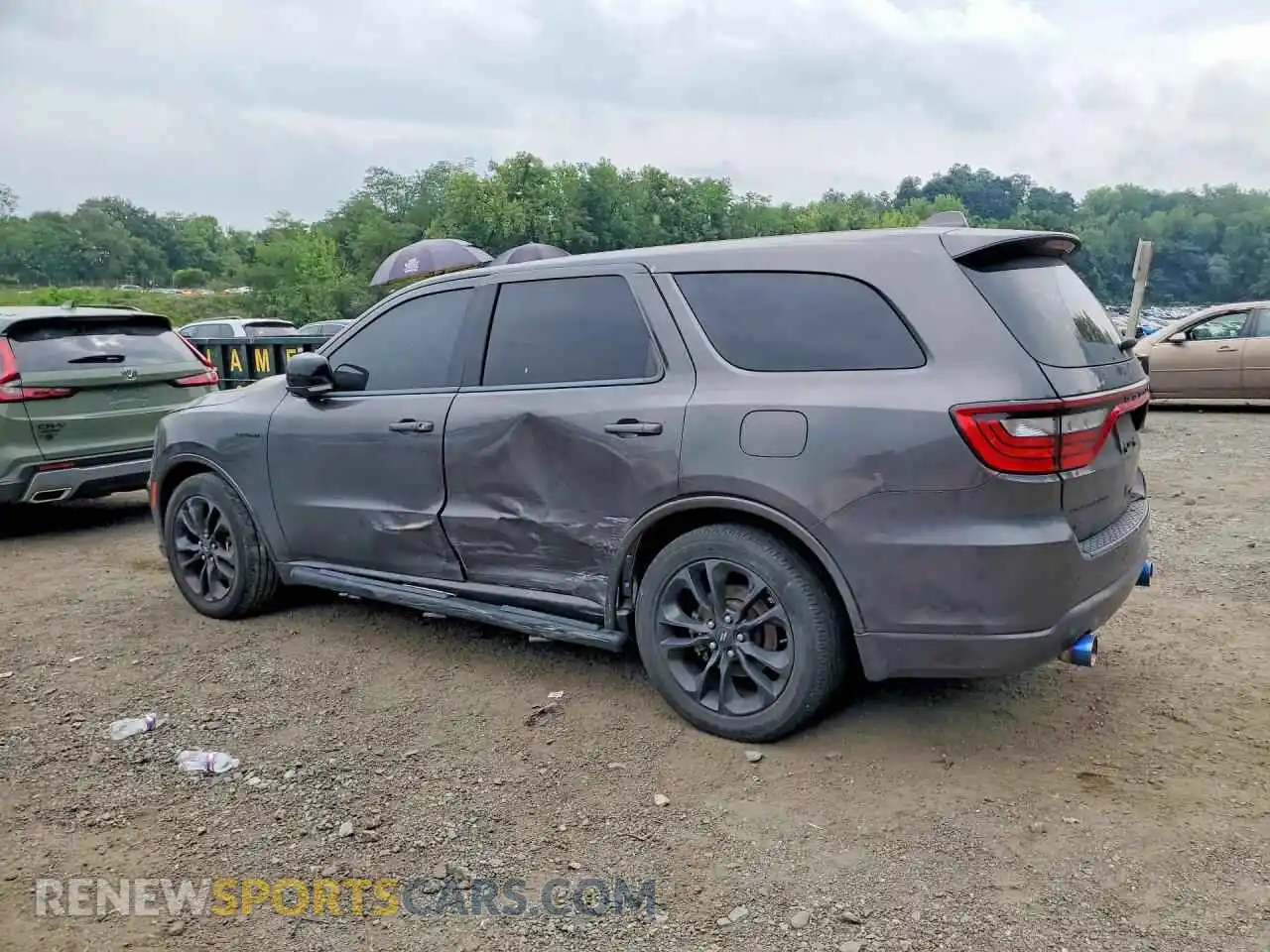 2 Photograph of a damaged car 1C4SDJCT5MC749549 DODGE DURANGO 2021