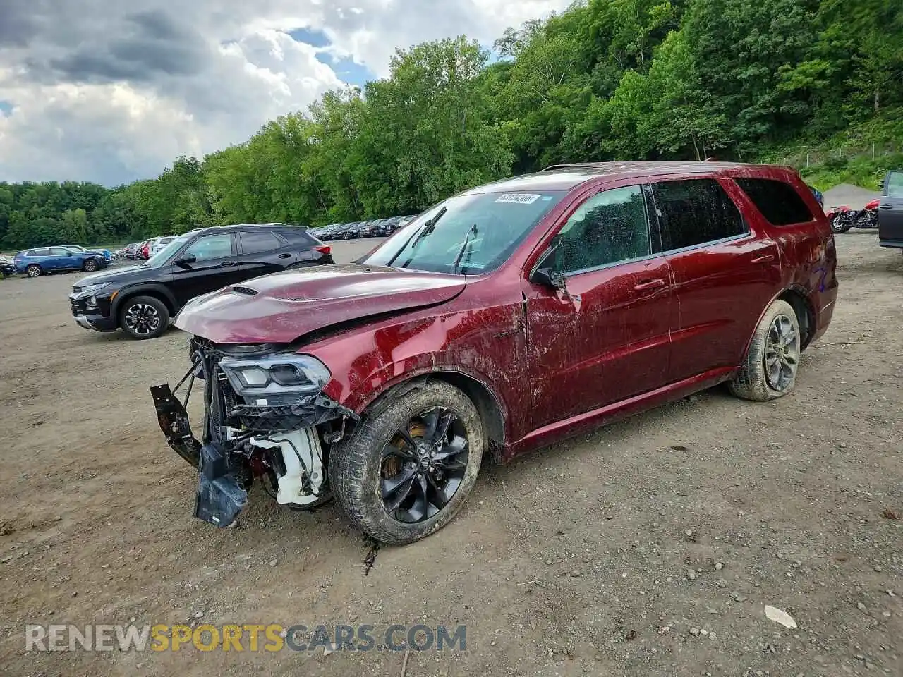 1 Фотография поврежденного автомобиля 1C4SDJCT5MC847769 DODGE DURANGO 2021