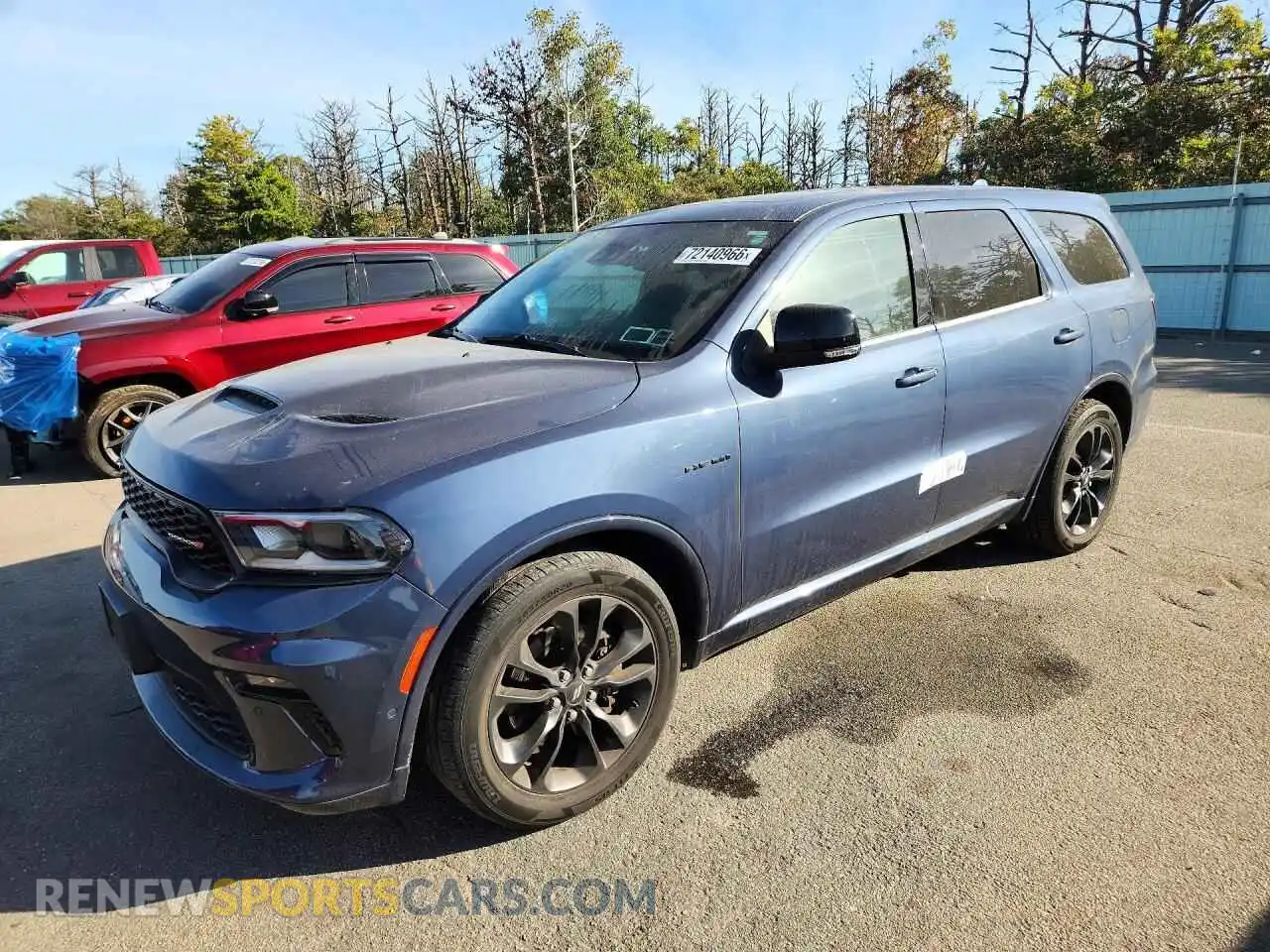 1 Photograph of a damaged car 1C4SDJCT6MC805515 DODGE DURANGO 2021