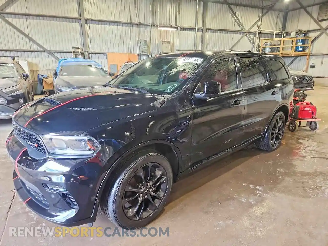 1 Photograph of a damaged car 1C4SDJCT8MC865828 DODGE DURANGO 2021