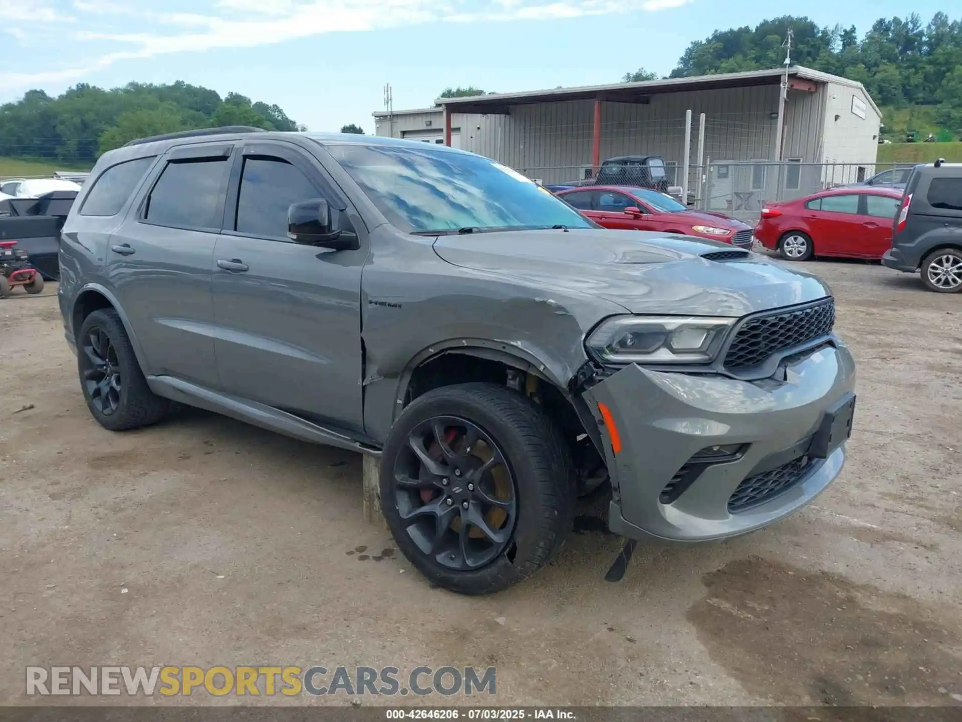 1 Photograph of a damaged car 1C4SDJCT9MC758710 DODGE DURANGO 2021