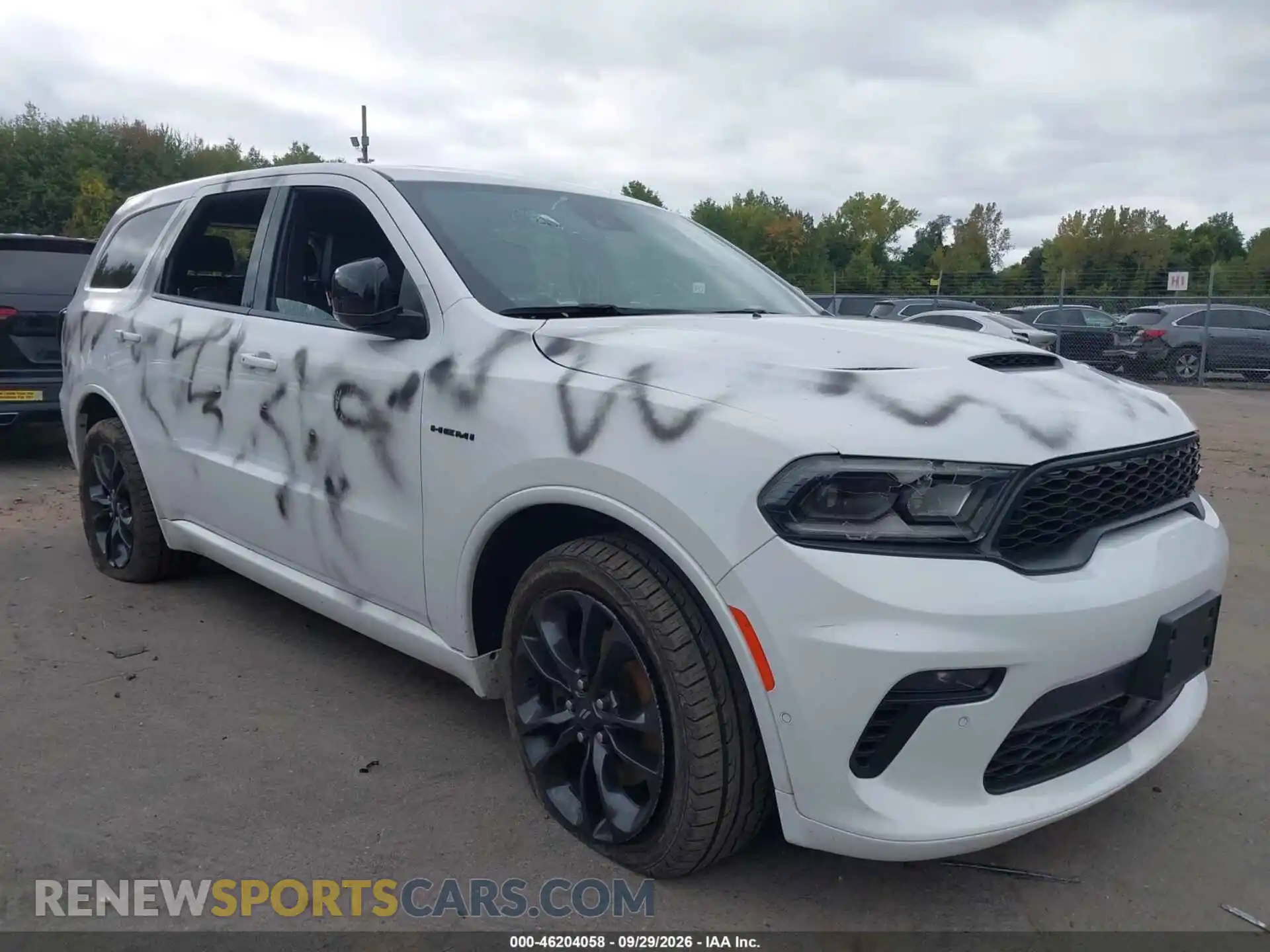 1 Photograph of a damaged car 1C4SDJCT9MC863201 DODGE DURANGO 2021