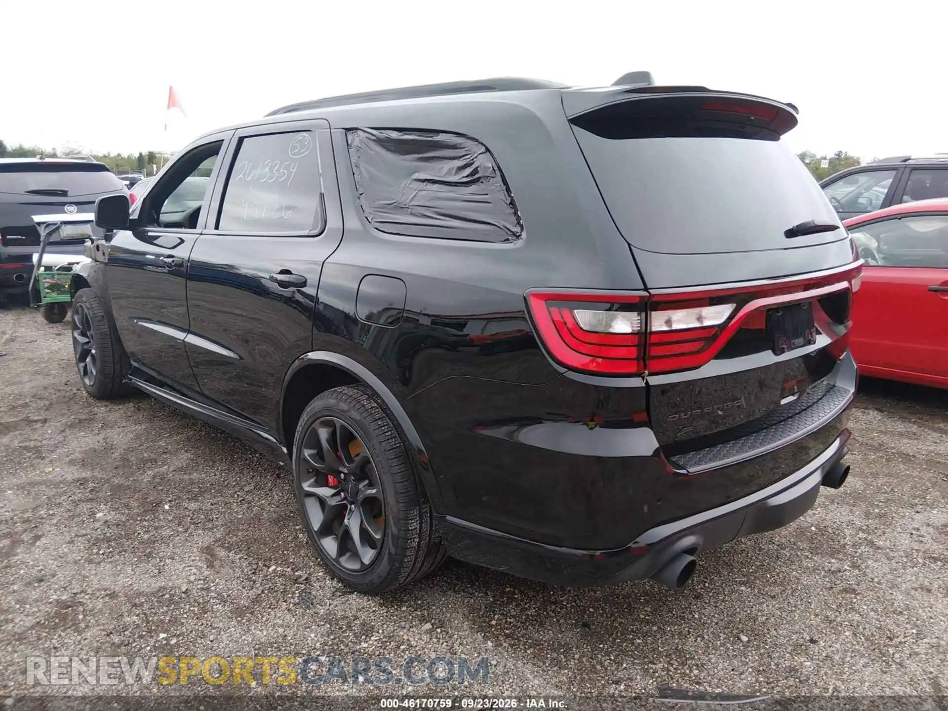 3 fotografías del automóvil dañado 1C4SDJGJ0MC848563 DODGE DURANGO 2021