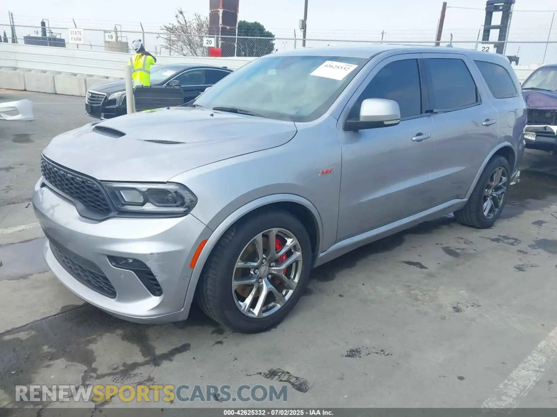 2 Photograph of a damaged car 1C4SDJGJXMC883935 DODGE DURANGO 2021