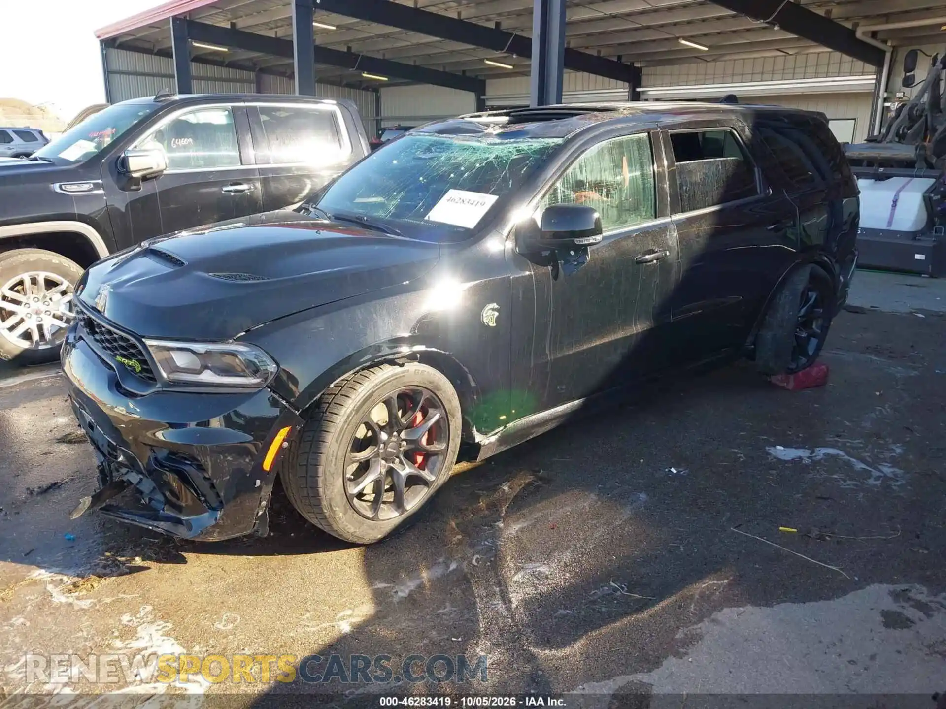 2 Photograph of a damaged car 1C4SDJH95MC689205 DODGE DURANGO 2021